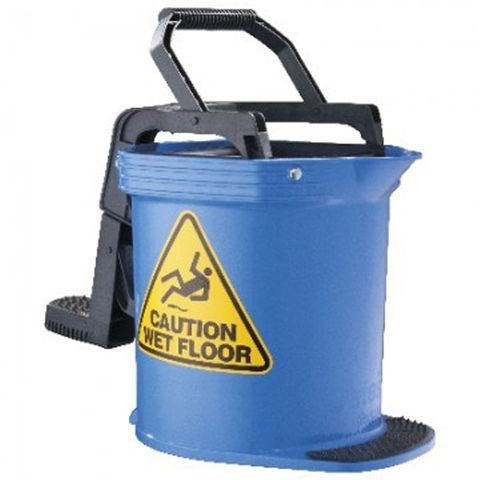 Oates Bucket Wide Mouth Contractor 16Lt Blue
