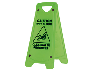 Oates Nonslip A Frame Caution Sign Green