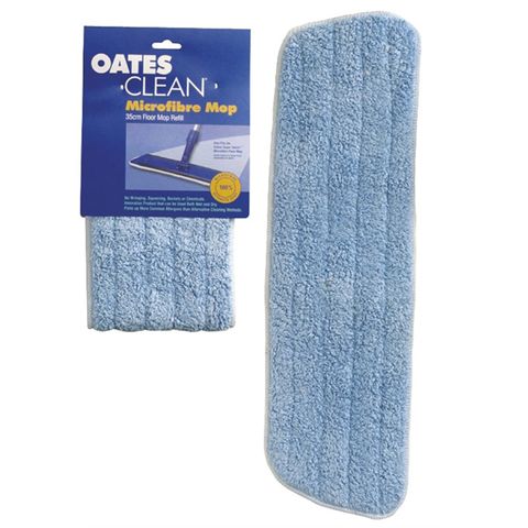 Oates Microfibre Floor Mop Refill 35Cm Blue
