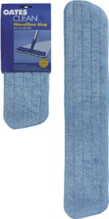 Oates Microfibre Flat Mop Refill 600Mm Blue