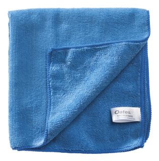 Oates Microfibre Cloth 40X40 Thick Blue / 60Pk