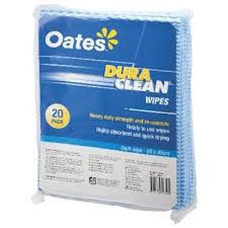 Oates Duraclean Wipe Blue 20Pk