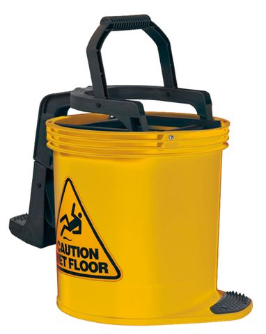 Oates Duraclean Wringer Bucket Yellow 15Lt