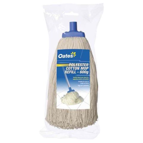 Oates Poly Cotton Mop Head 600Gm