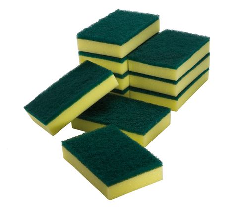 Oates Duraclean Scourer N Sponge H/Duty Green / 10