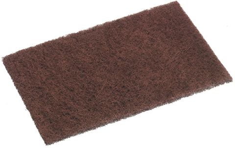 Oates Duraclean Scour Pad 23 X 15Cm Maroon / 10Pk