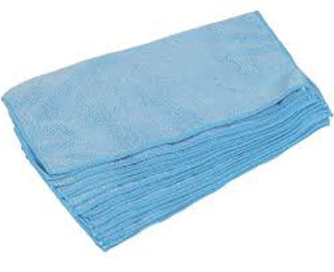 Oates Value Microfibre Cloths 35 X 35 Blue / 10Pk