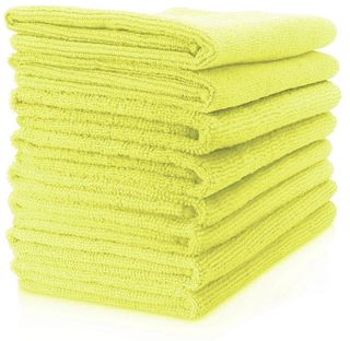 Oates Value Microfibre Cloths 35 X 35 Yellow/ 10Pk