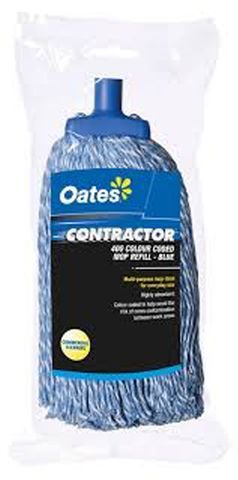 Oates Mop Contractor Head Refill Blue 400Gm