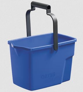 Oates Bucket Rect 9Lt General Purpose Blue