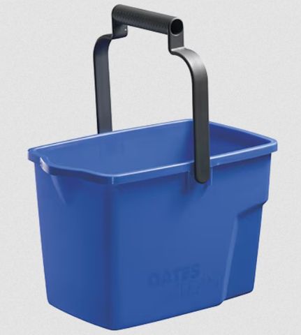 Oates Bucket Rect 9Lt General Purpose Blue