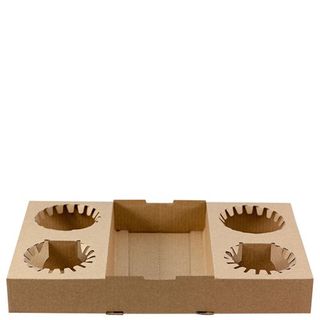 4 Cup Cardboard Drink Tray CH4 (2) / 50