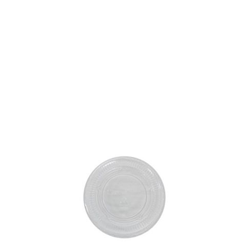 Plastic Lid Flat To Suit C-PP0486 Clear 47mm /125