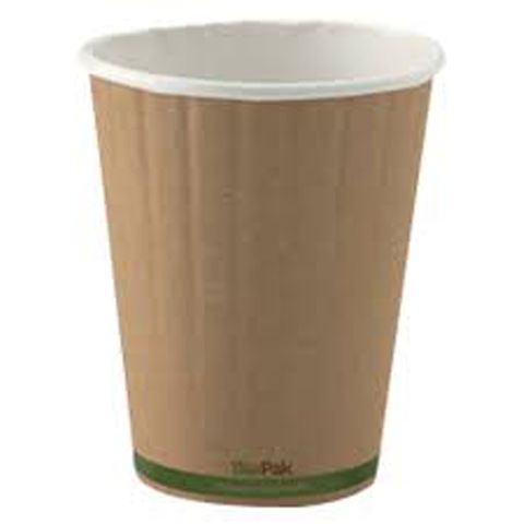 Coffee Cup Biodegradable & Compostable Single Wall Gallery Series Multi Colour 12oz /1000