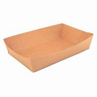 Capri #1 Food Tray Brown Kraft / 500