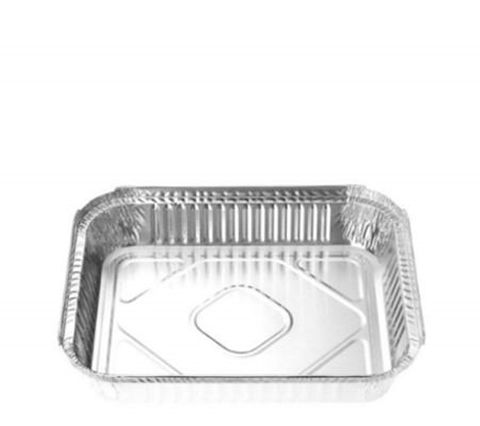 Foil Container Rectangular Large Catering Silver 3kg /200