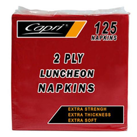 Capri 2Ply Luncheon Napkin Red / 2000