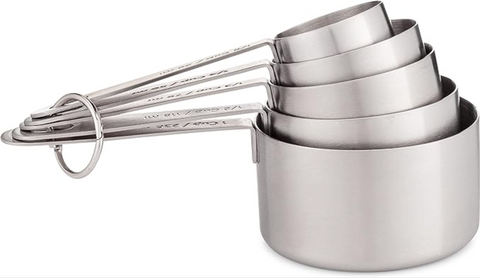 Measuring Cups Stainless Steel Set 5