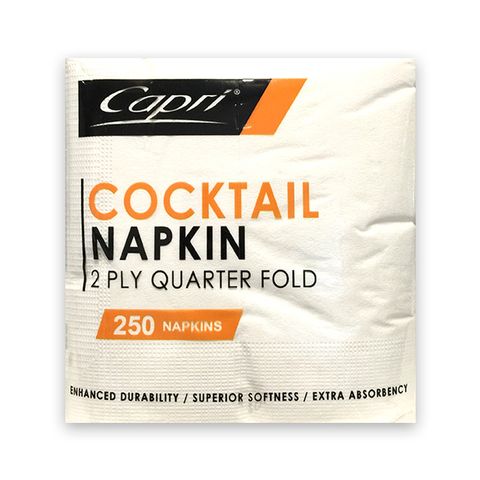 Capri 2Ply Cocktail Napkin Ctn2000