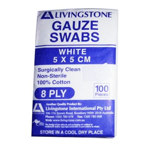 Gauze Swab 5Cm X 5Cm