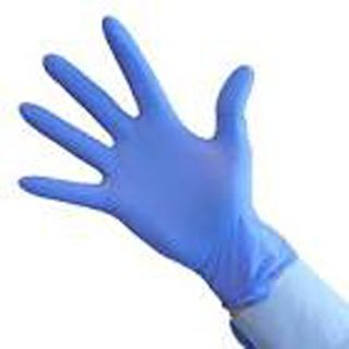 SafeTouch Advanced Slim - Blue Nitrile Examination Gloves Large - Box 100