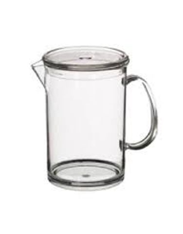 Global Wombat Jug Pitcher & Lid Polycarbonate Clear 1l