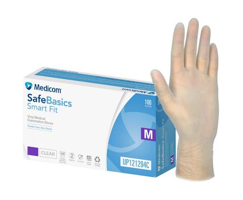 Gloves Safebasics Vinyl Powder Free Clear XL /200