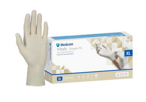 Gloves Latex Powdered Extra Large /100