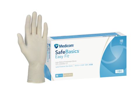 Gloves Latex Powdered Medium /100
