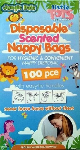 Nappy Bags Scented /100 1st Steps