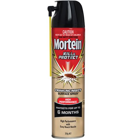 Mortein Powergard Surface Spray Easy Reach 350Gm / Each