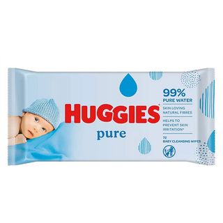 Huggies Baby Wipes Pure 72'S /10
