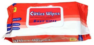 Cuties Baby Wipes 80Sh / 12Pack