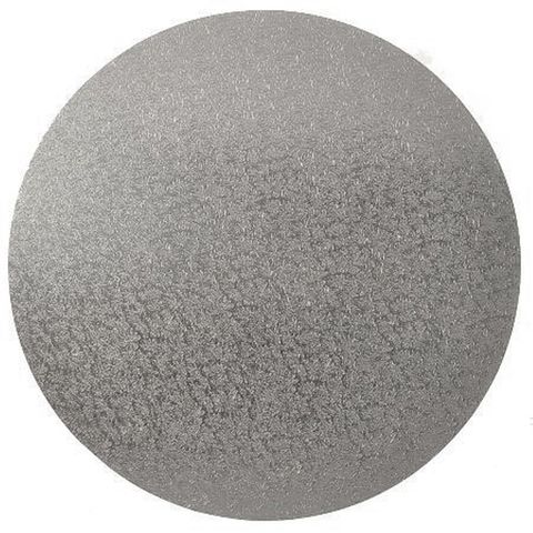 Cake Board Round Silver 5Mm 12" 30Cm /5