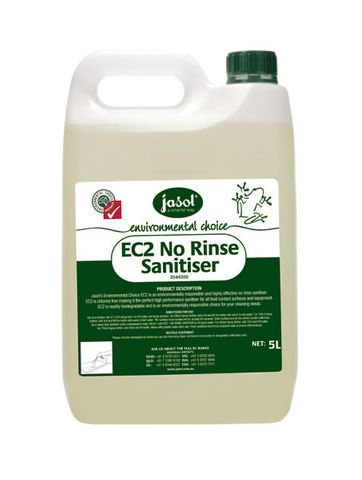 Jasol EC2 Sanitiser No Rinse 5Lt