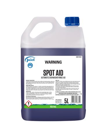 Jasol Spot Aid Automatic Dishwasher Rinse Aid 20Lt