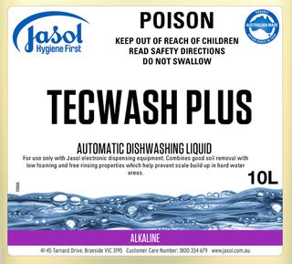 Jasol Tecwash Plus Machine Detergent 10Lt