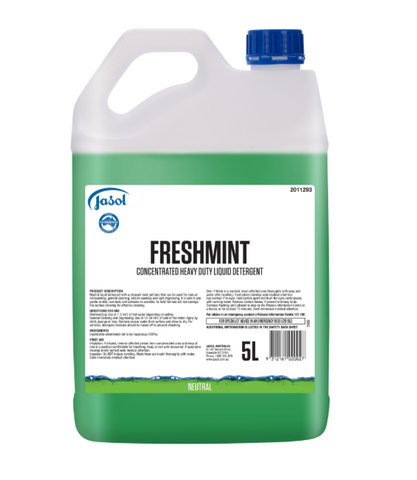 Jasol Freshmint Heavy Duty Liquid Detergent 1Lt / 6 Ctn