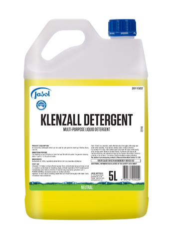 Jasol Klenzall Detergent 5Lt