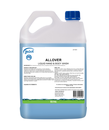 Jasol All Over Body Wash 5Lt