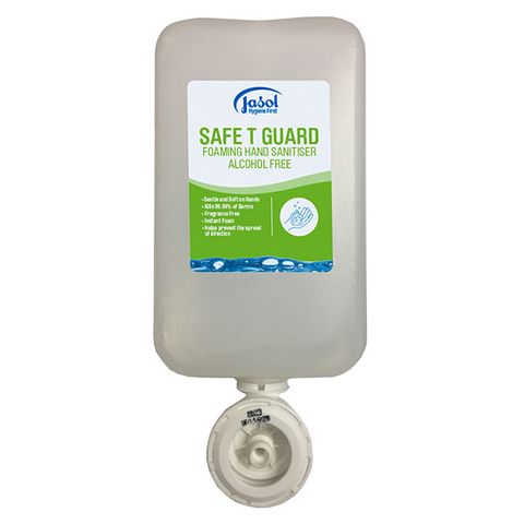 Jasol SafeTGuard Alcohol Free Foam Sanitiser 1Lt/6