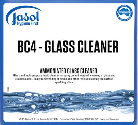 Jasol BC4 Glass Cleaner 20Lt