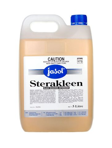 Jasol Sterakleen Glass Washing Detergent 5Lt