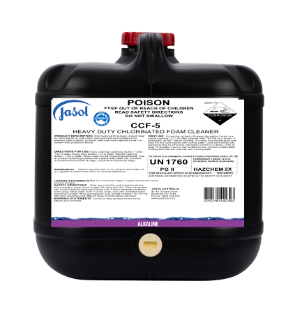 Jasol CCF 5 H/D Chlorinated Foam Cleaner 5Lt