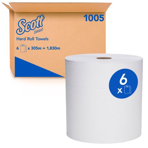 Scott Hard Roll Towel 304Mt / 6