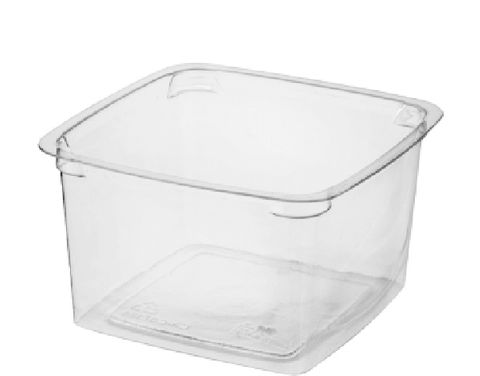 Clear Square P.E.T Tub 300Ml Pkt 25 (20)