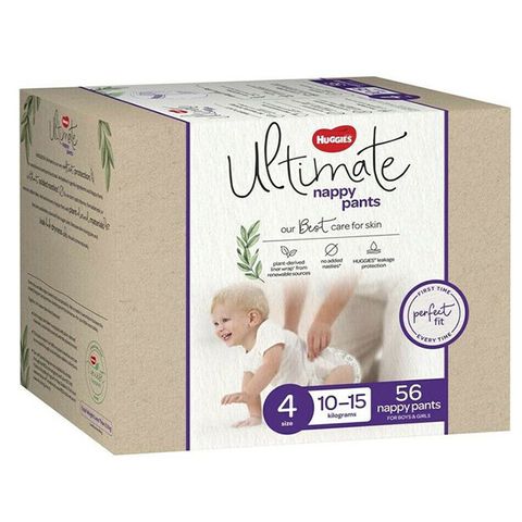 Huggies Ultimate Nappy Pants Pull Up Size 4 / 56