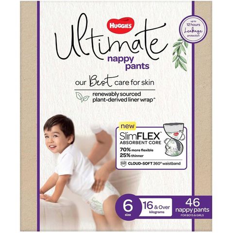 Huggies Ultimate Nappy Pants Pull Up Size 6/46