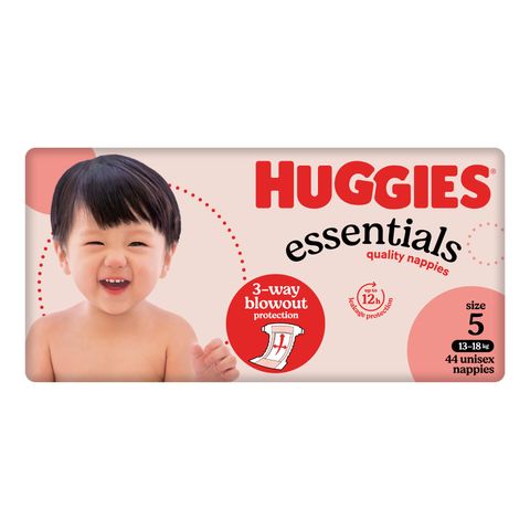 Huggies Essential Nappies Walker 13-18Kg Size 5/ 176