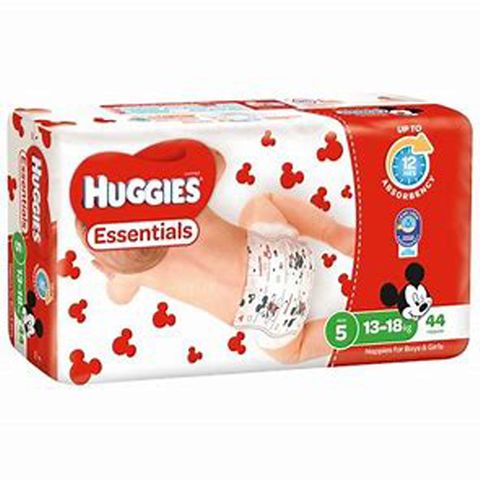 Huggies Nappy Essential Walker 13-18Kg Size 5/ 176